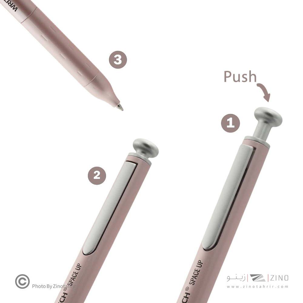 خودکار ژل فلزی رایتک مدل سایلنت (6عددی) SPACE UP کدW0156