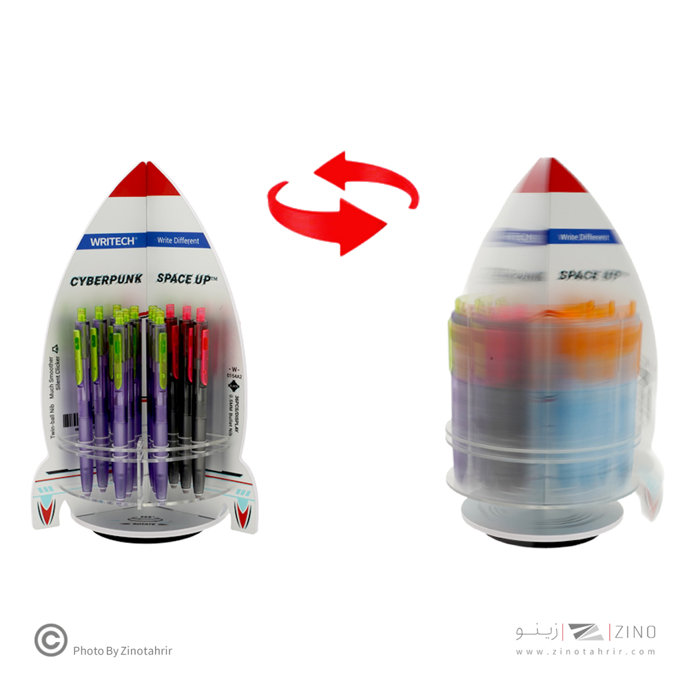 خودکار ژل رایتک سایلنت مدل موشک(36عددی) کدW154A2