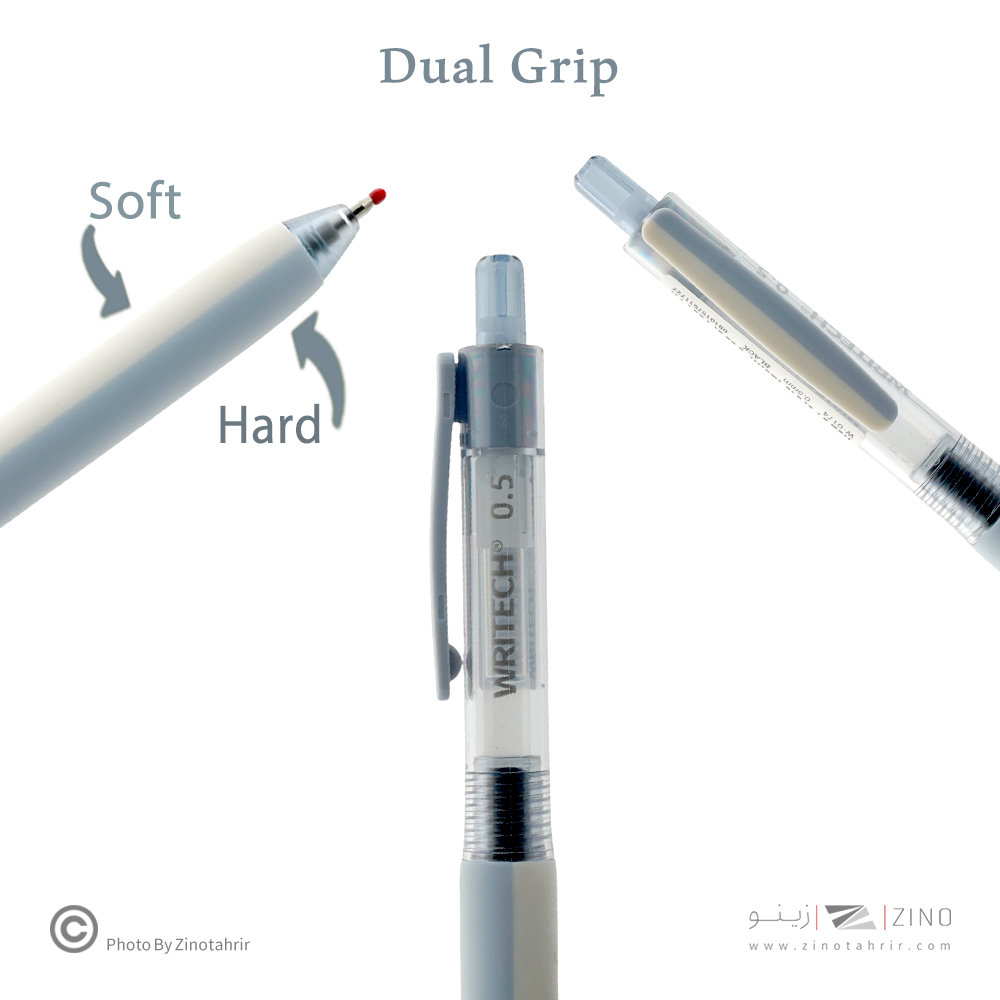 XXXخودکار ژل رایتک مدل دوگریپ(86عددی) کدW0174