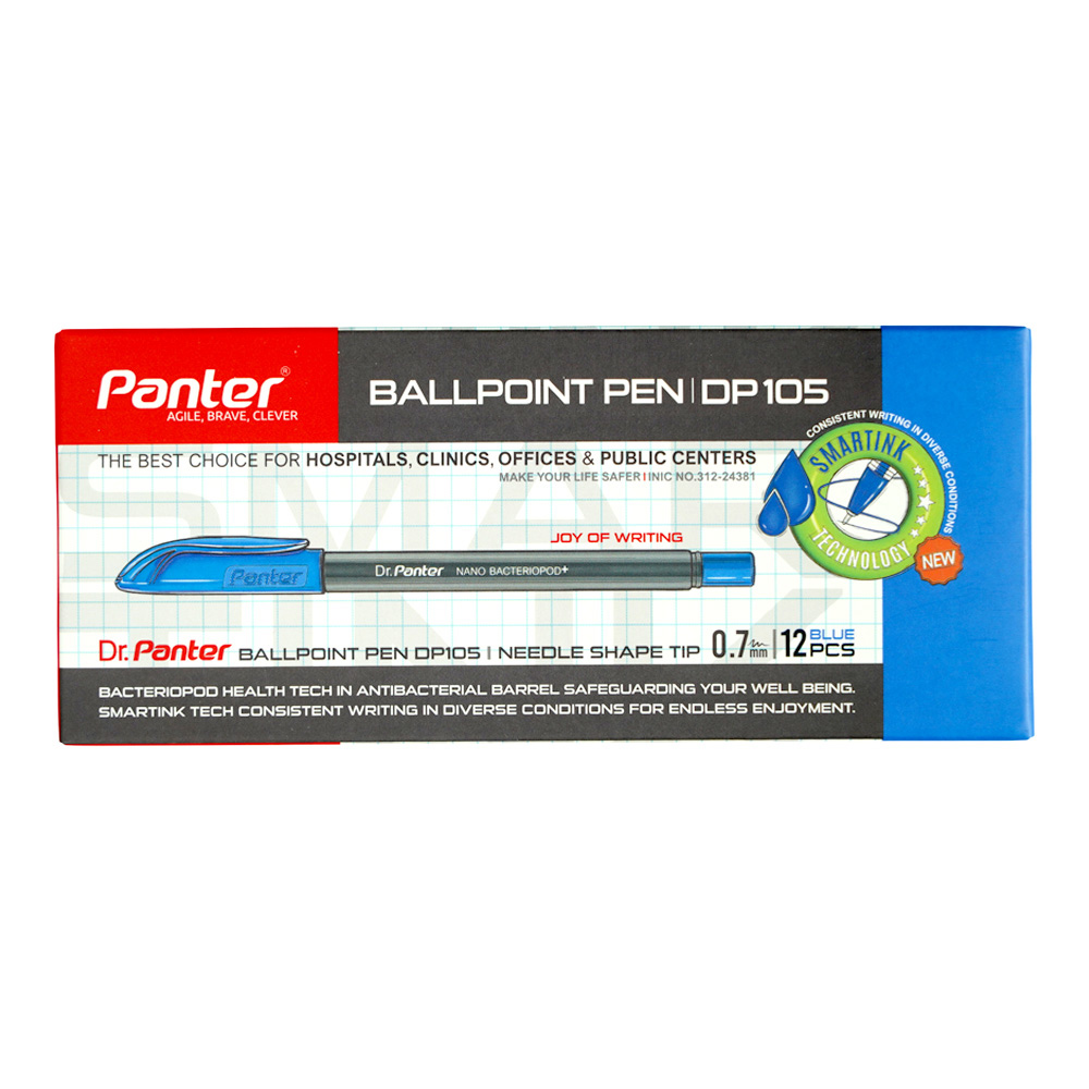 خودکار فیروزه ای 0/7 دکتر(12عددی) پنتر کدDP105