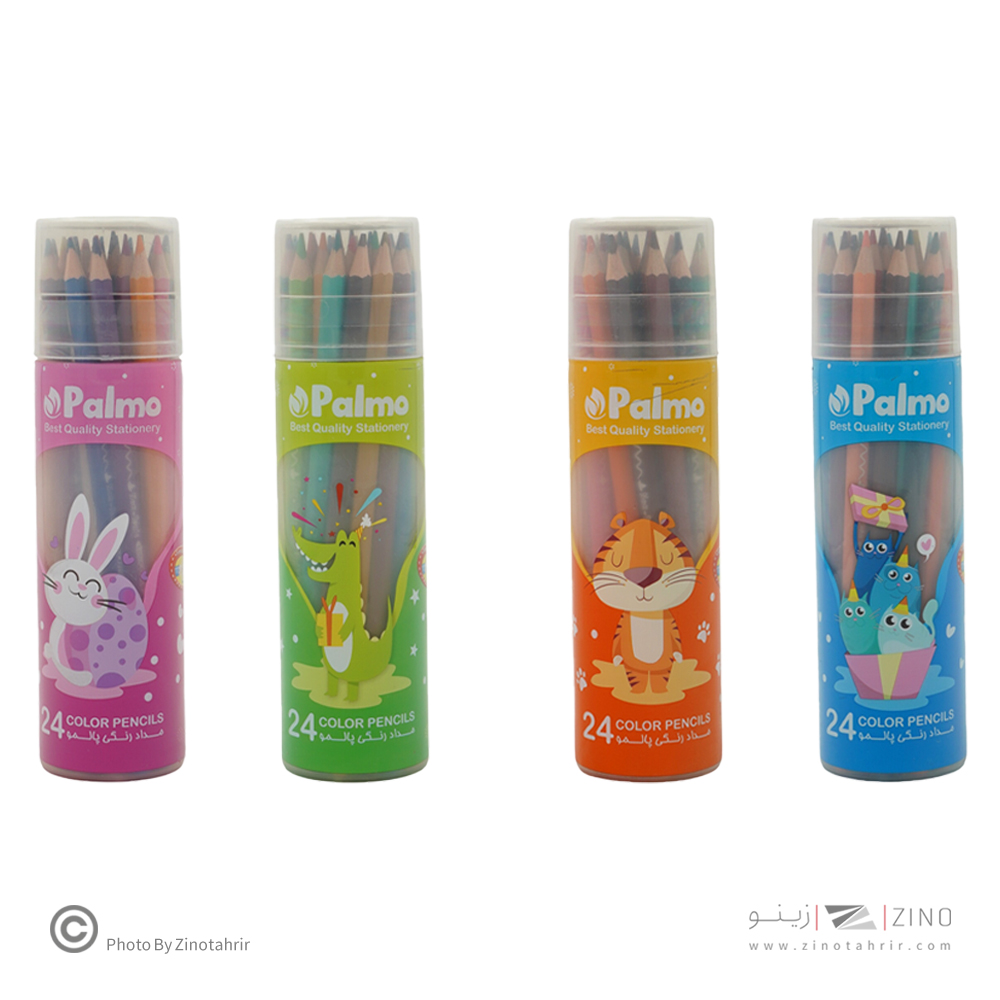 مدادرنگی24رنگ قوطی پالمو 3217