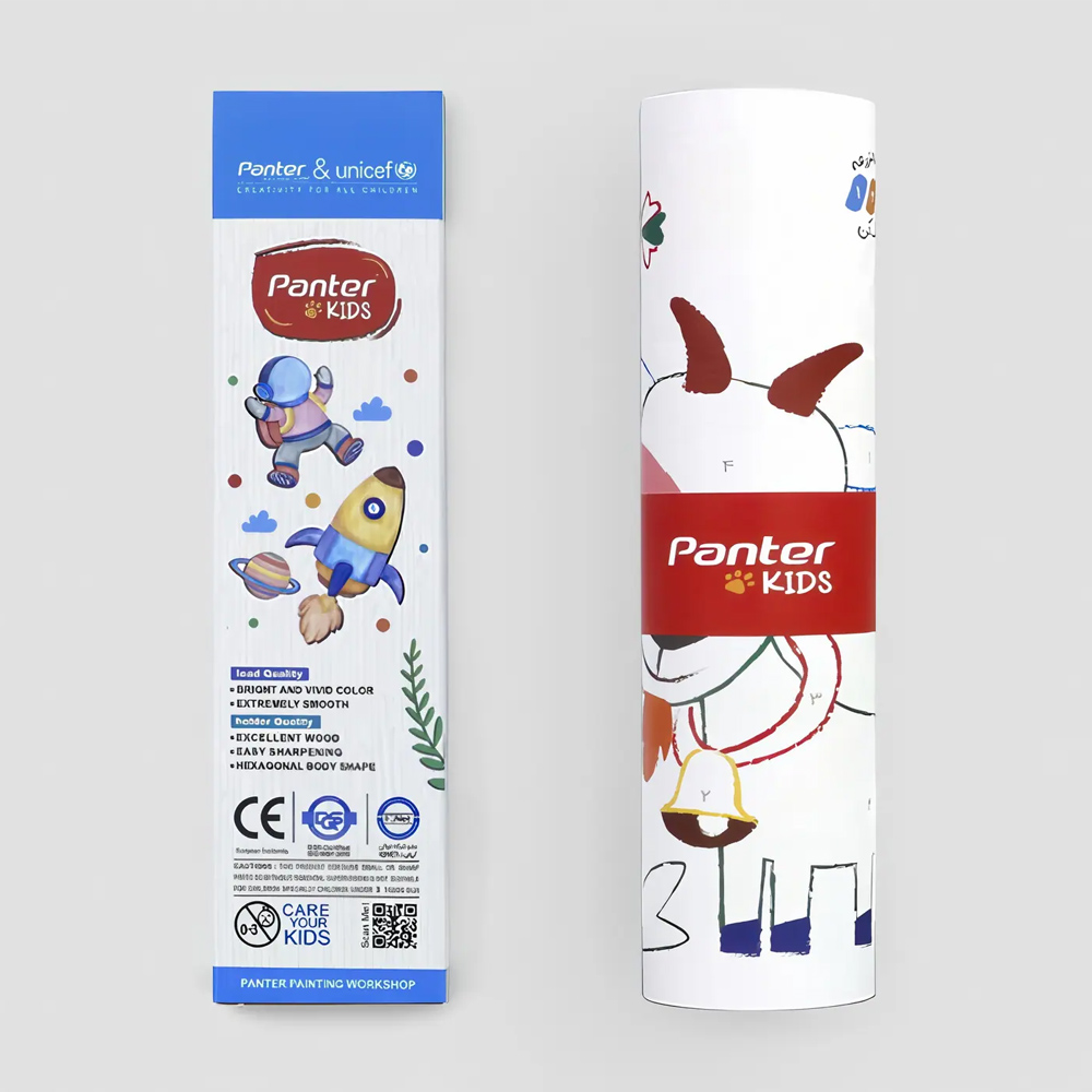 کارگاه رنگ آمیزی کاغذ رولی با تکنیک مداد رنگی پنتر کدPUW103