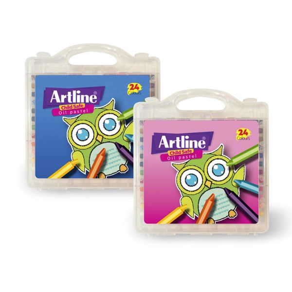 پاستل روغنی24رنگ طلقی آرتلاین