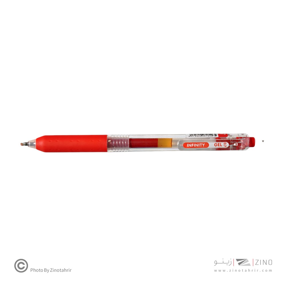 روان نویس فشاری گریپ دار0/7بسته6عددی قرمز اینفینیتی اسکول فنز