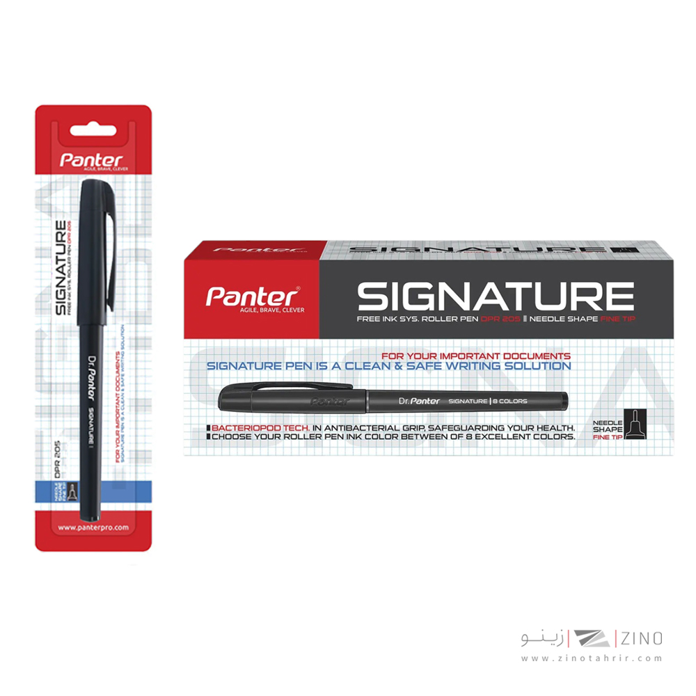 روان نویس سیگنیچر مشکی(F) پنتر کدDPR205