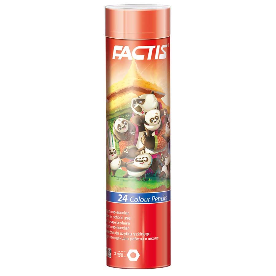 مدادرنگی24رنگ (شش گوش) قوطی فکتیس