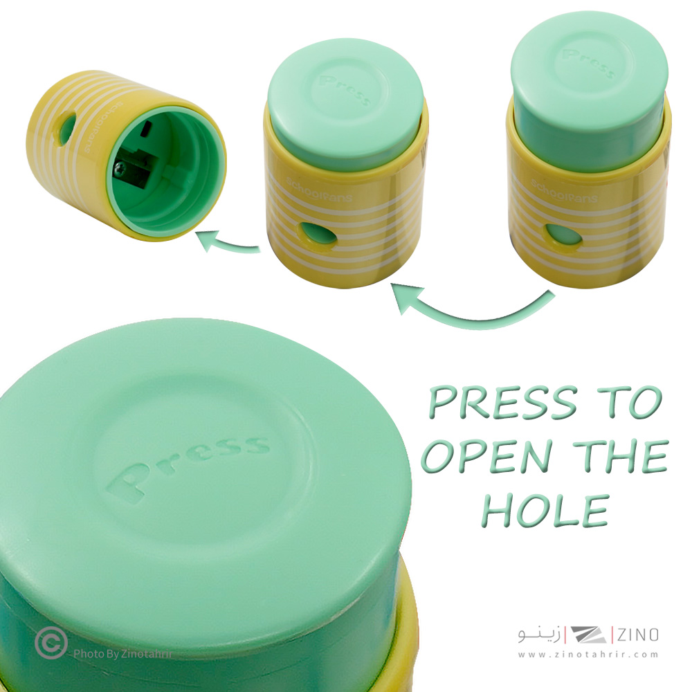 تراش مخزن دار تک سوراخ پمپی پاستلی اسکول فنز کد92663