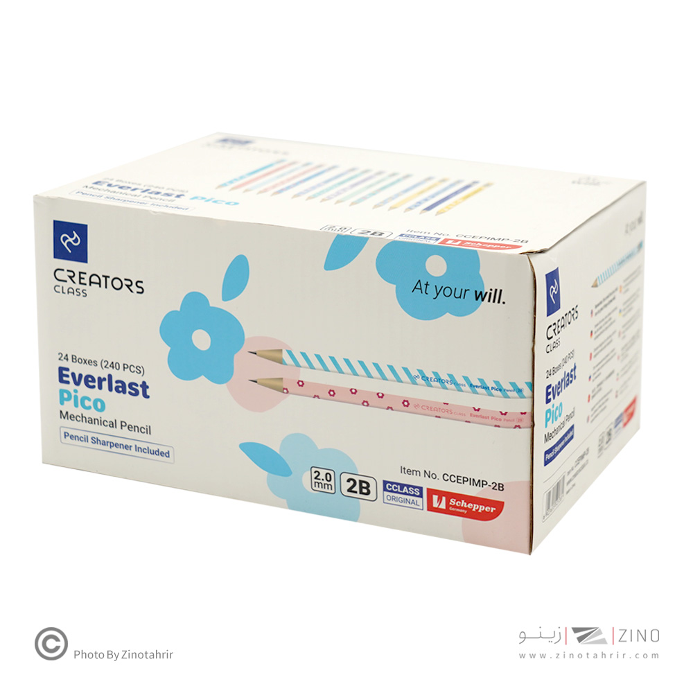 اتود2میل بدنه گرد با مغز گرید2B همراه با تراش (10عددی ) اورلست پیکو سیکلاس کدCCEPIMP-2B