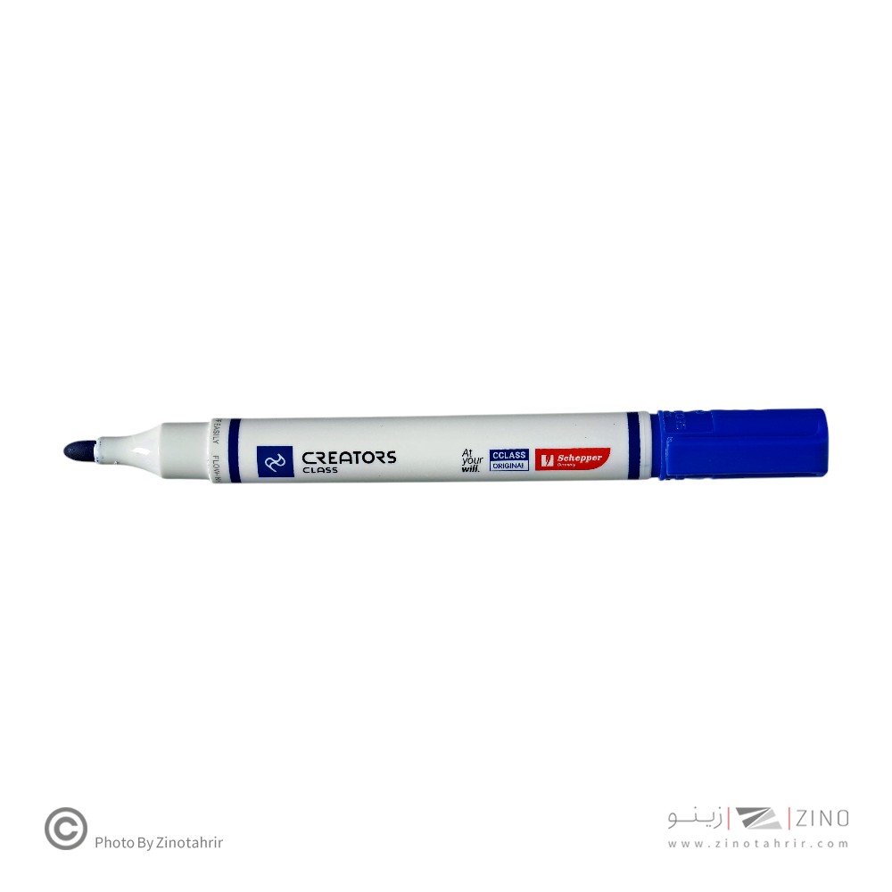 ماژیک وایت برد گرد آبی بلانکو سیکلاس