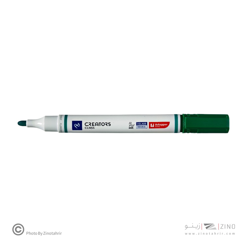 ماژیک وایت برد گرد سبز بلانکو سیکلاس