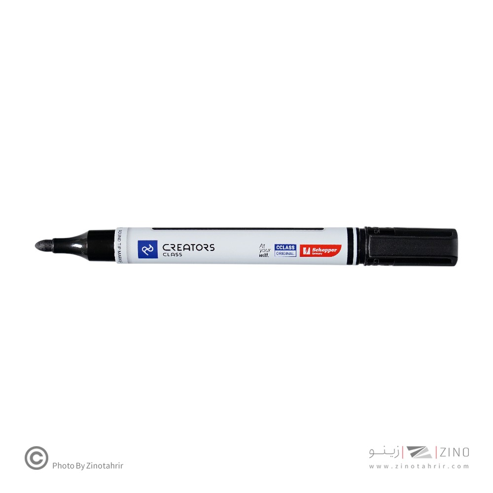 ماژیک وایت برد گرد مشکی بلانکو سیکلاس