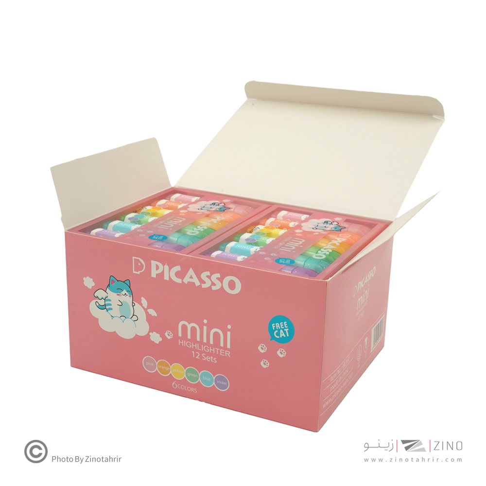 علامت زن6رنگ مینی فانتزی پیکاسو کدHL160