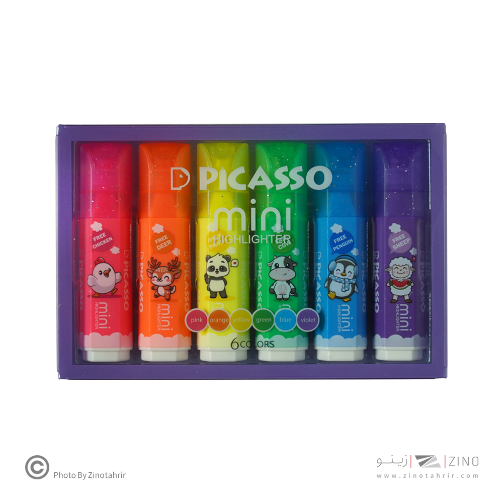 علامت زن6رنگ مینی نئون پیکاسو کدHL170