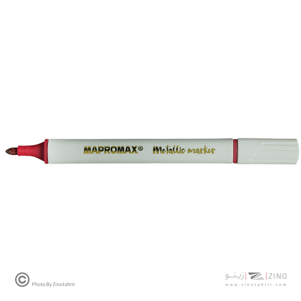 ماژیک12رنگ اکریلیک(متالیک سه گوش جعبه طلقی) ماپرومکس کدMA815