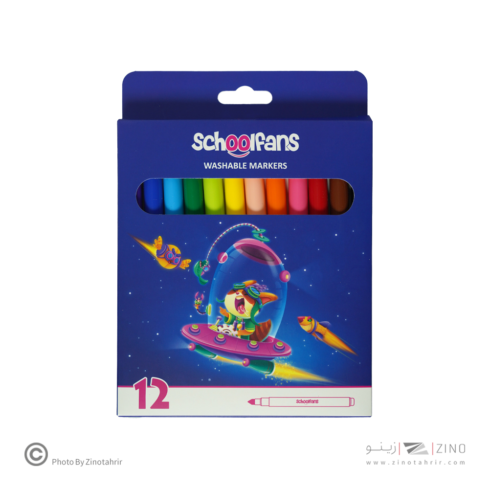 ست نقاشی 60تکه همراه باپازل اسکول فنز کدFA92407  