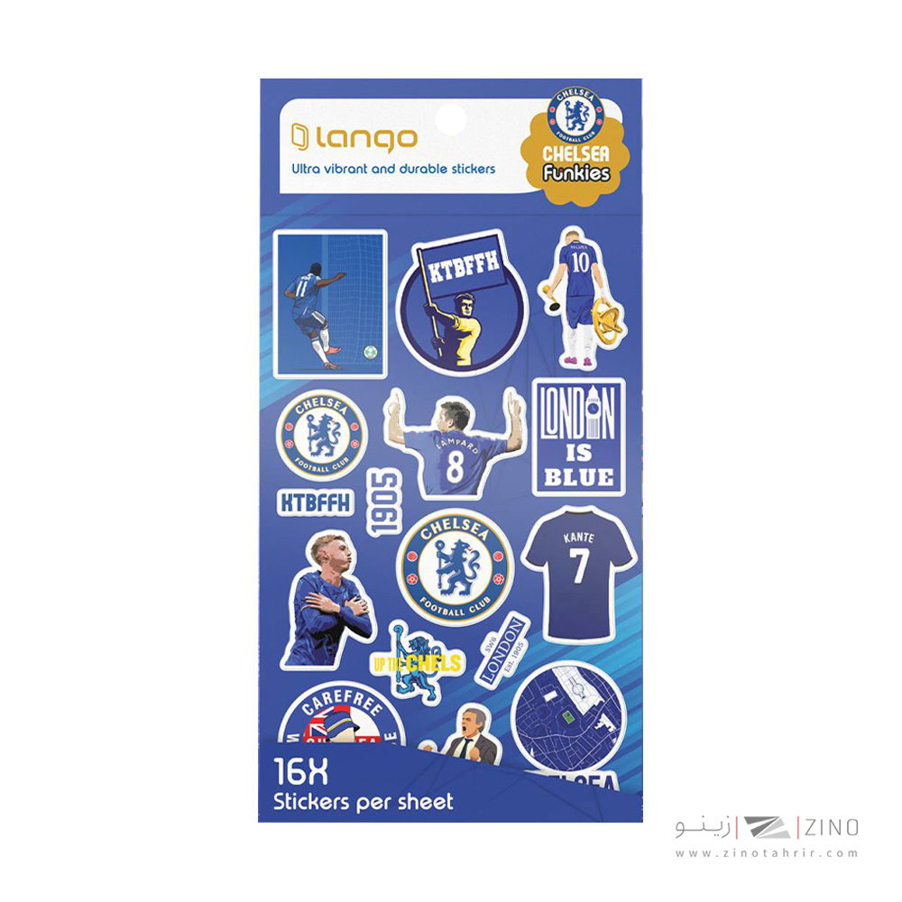 برچسب لانگو سری فانکیز طرح  چلسی کدFU-044