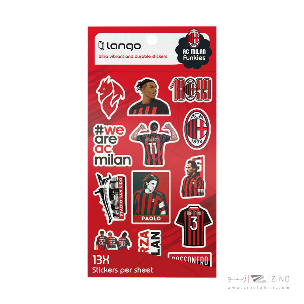 برچسب لانگو سری فانکیز طرح  میلان کدFU-046