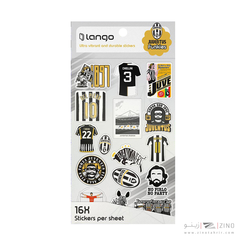 برچسب لانگو سری فانکیز طرح  یوونتوس کدFU-048