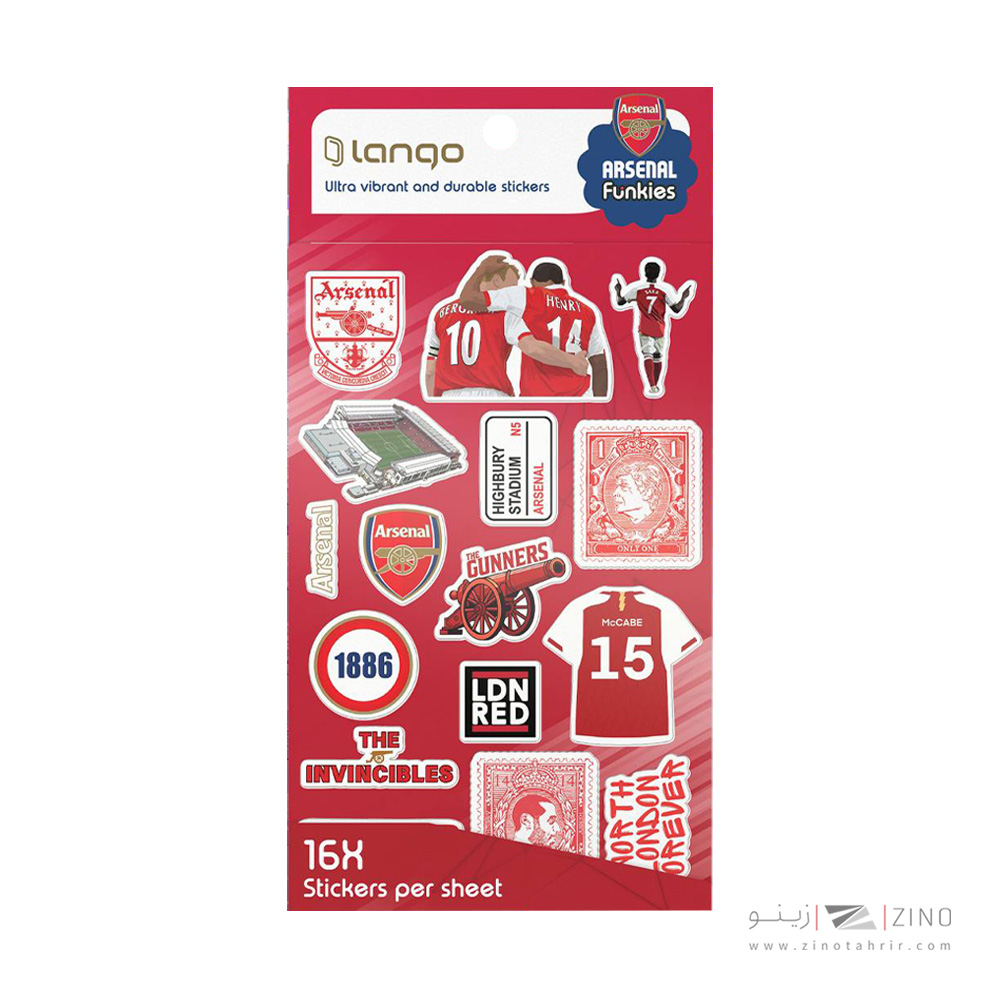برچسب لانگو سری فانکیز طرح ارسنال کدFU-042