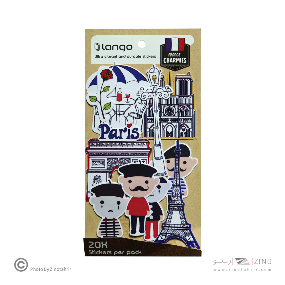 برچسب لانگو سری چارمیز طرح فرانسه کد003