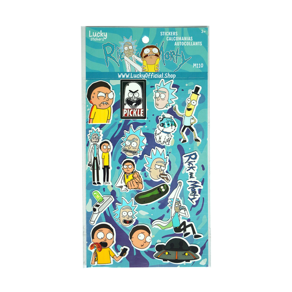 استیکر فانتزی سری لوکی طرح ریک و مورتی کد110