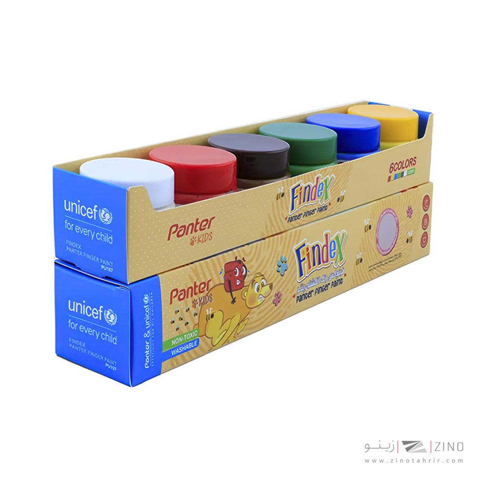 رنگ انگشتی6رنگ(70میل) پنتر کدFP106-6
