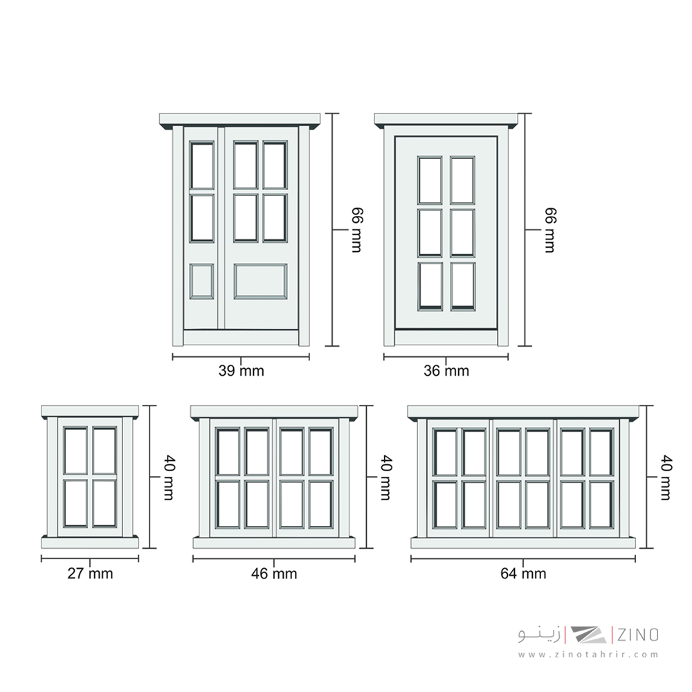ست دروپنجره اشل