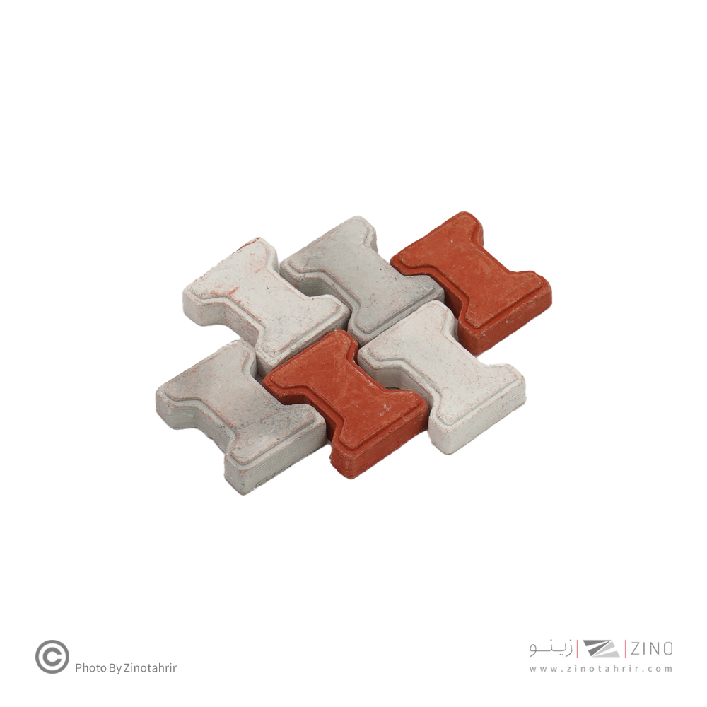 سنگ فرش قفلی مقیاس 1/24  تعداد500عددی اشل   