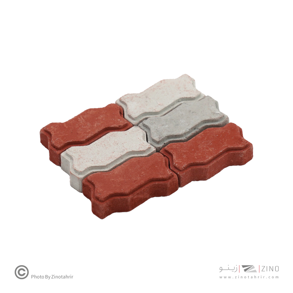 سنگ فرش موجی مقیاس1/12تعداد400عددی اشل 