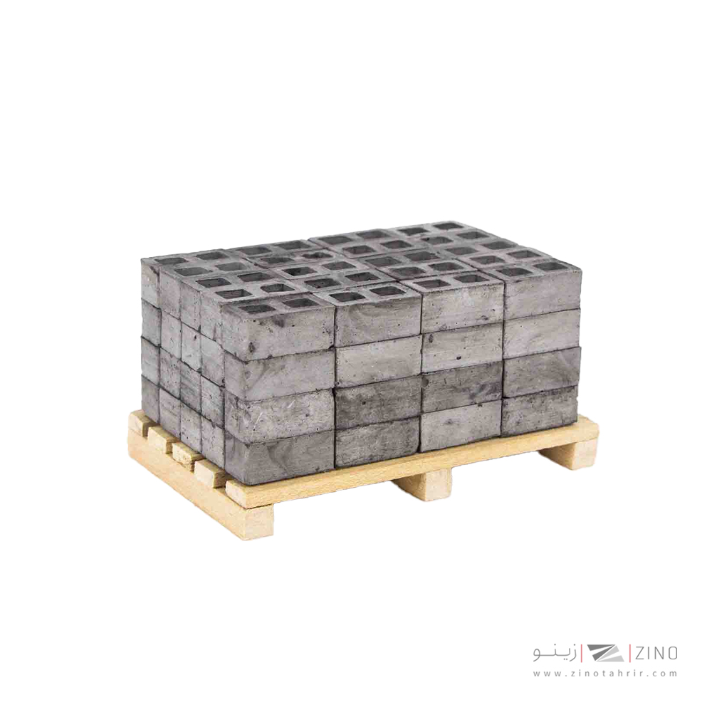 بلوک سیمانی ساده مقیاس1/24 تعداد 200عددی  اشل
