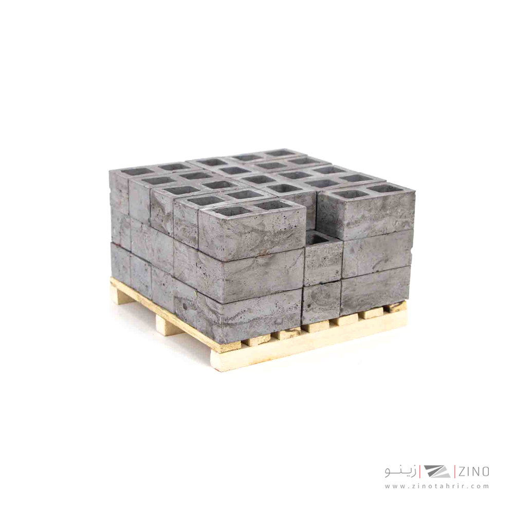 بلوک سیمانی ساده مقیاس1/12تعداد 100عددی اشل