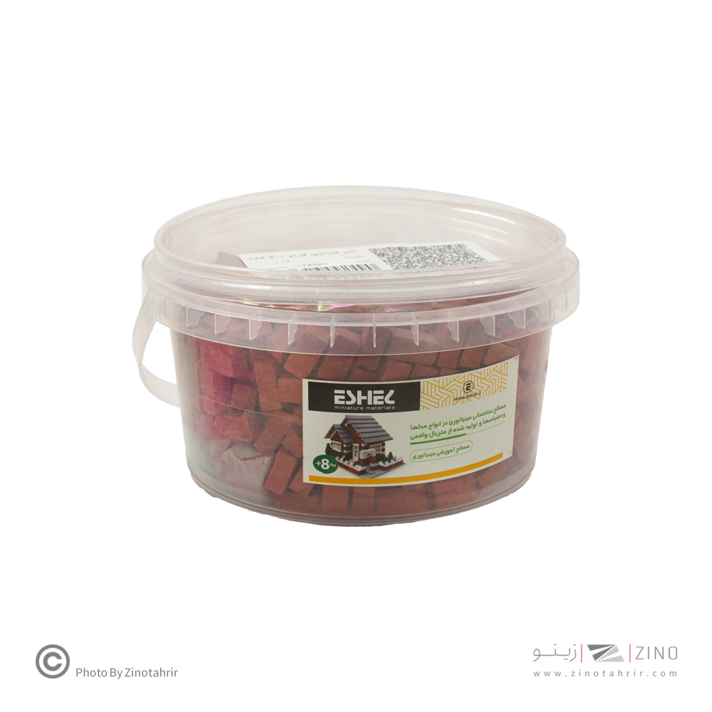آجرفشاری قرمز مقیاس  1/24 تعداد 500عددی اشل