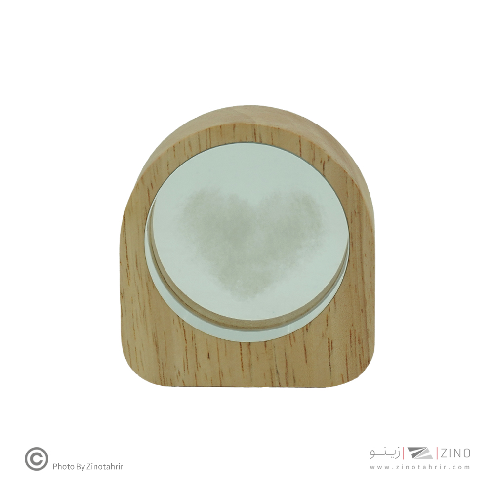 گوی کریستال لیزری دور چوبی  کدP-16