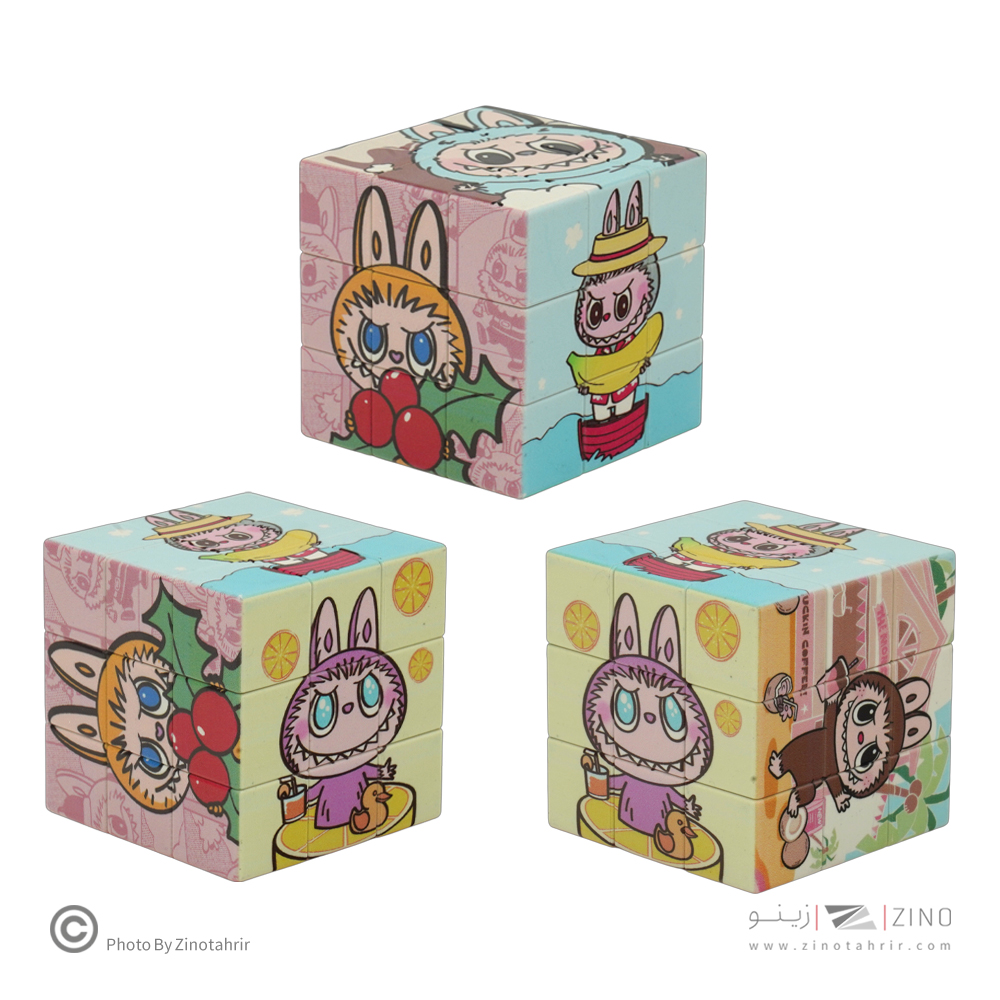 روبیک3*3(طرح لبوبو) کد990