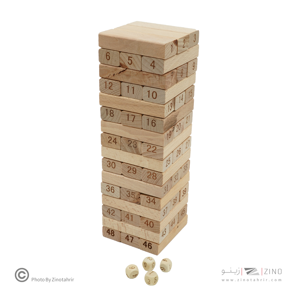 برج هیجان جنگا (چوب طبیعی)