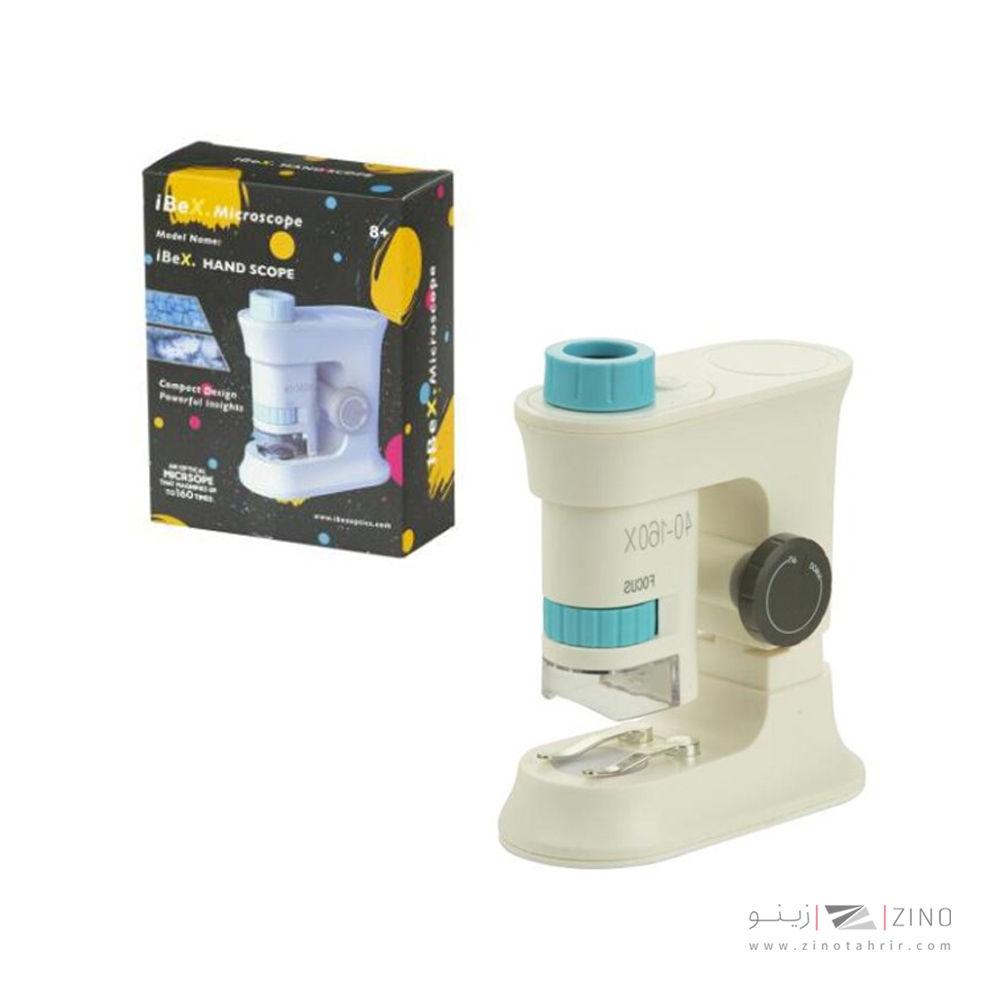 میکروسکوپ زیتازی جیبی آیبکس مدل HAND SCOPE  کد1 به همراه پایه