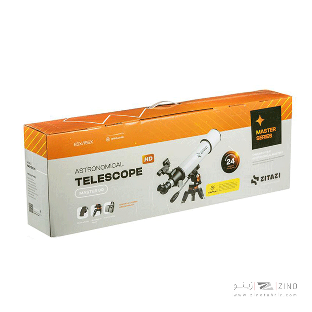 تلسکوپ نجومی و طبیعتگردی با بزرگنمایی195برابر زیتازی کدMASTER90