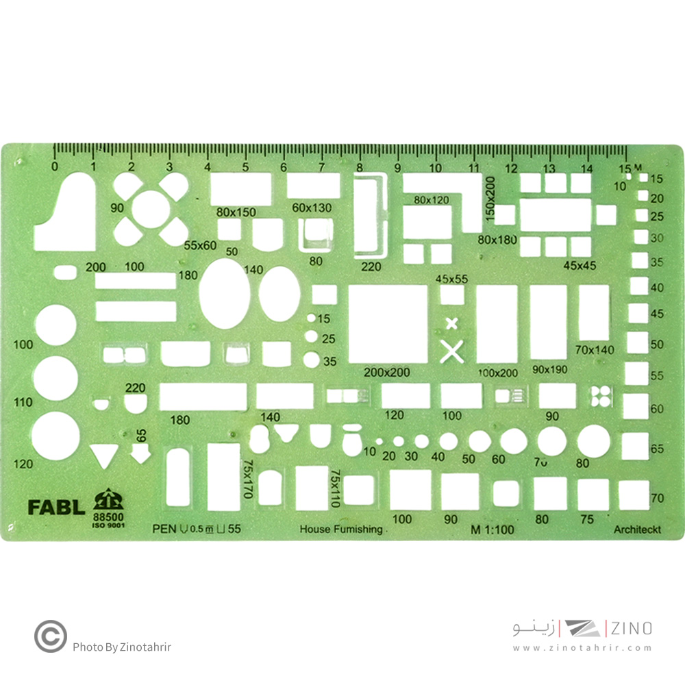 شابلون مبلمان1/100 فابل