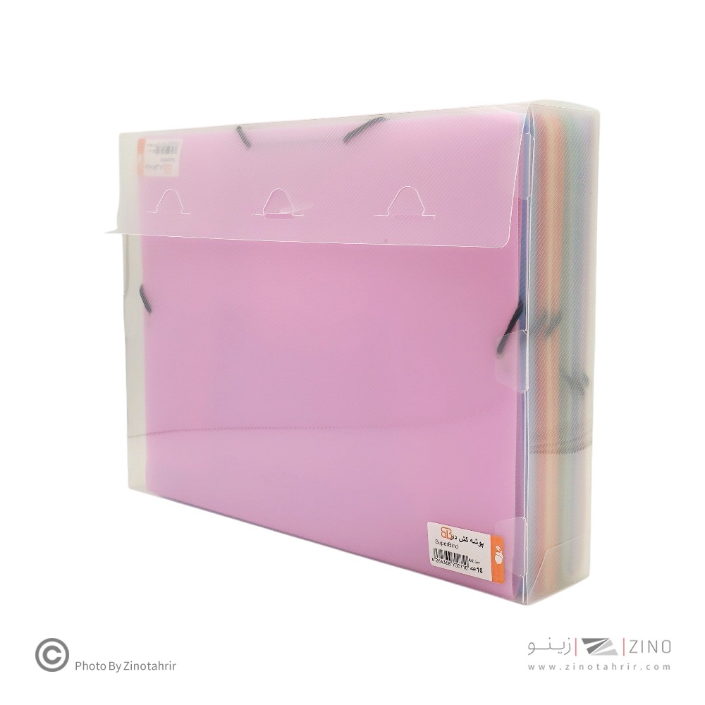 پاکت کشدار دارA4 رنگ جور مدل بلوط( همراه با جای کارت) سوپربایند کدCF-200