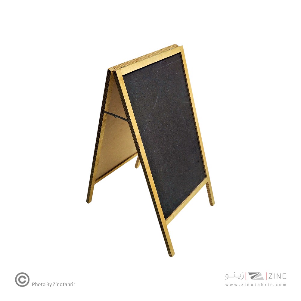 تخته سیاه دوطرف پایه دار90*40کافه ای پایار