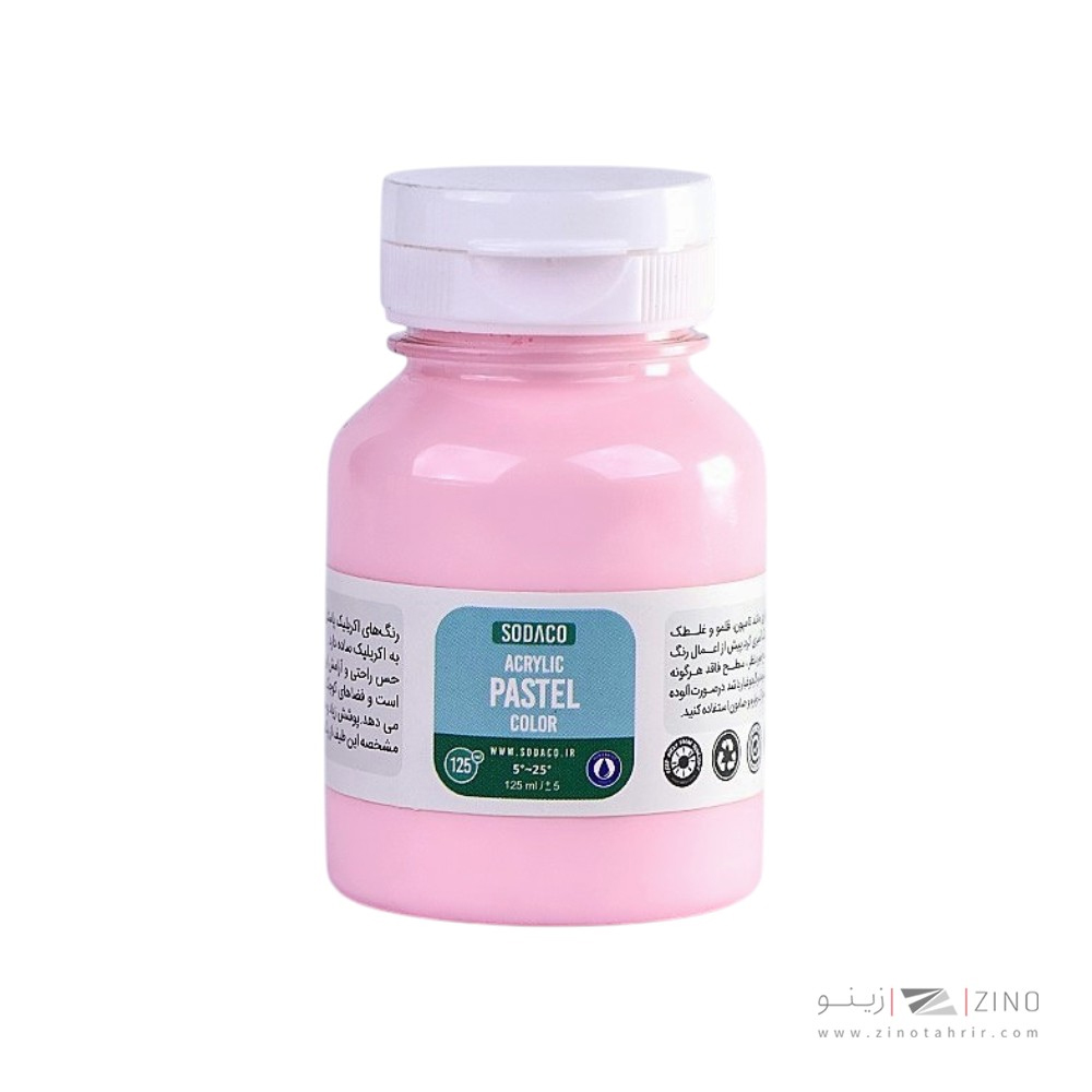 اکریلیک پاستلی125میل سوداکو  صورتی روشن کد02774