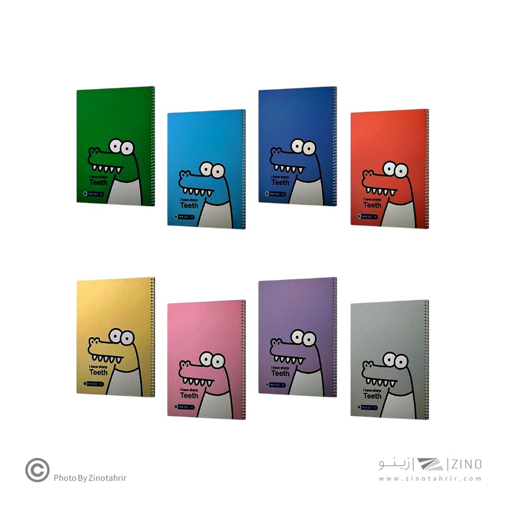 دفتر50برگ وزیری سیمی مجلد میکرو طرح فانتزی کد c 43-44-45-49-89