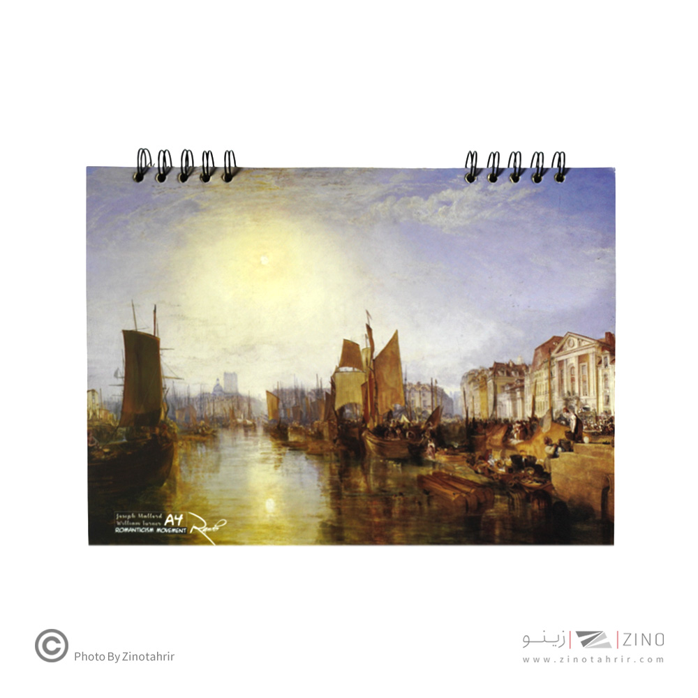 دفترطراحی 40برگ سایزA4سیمی یک روسخت رمانتیک برگ سری راندو کد72151