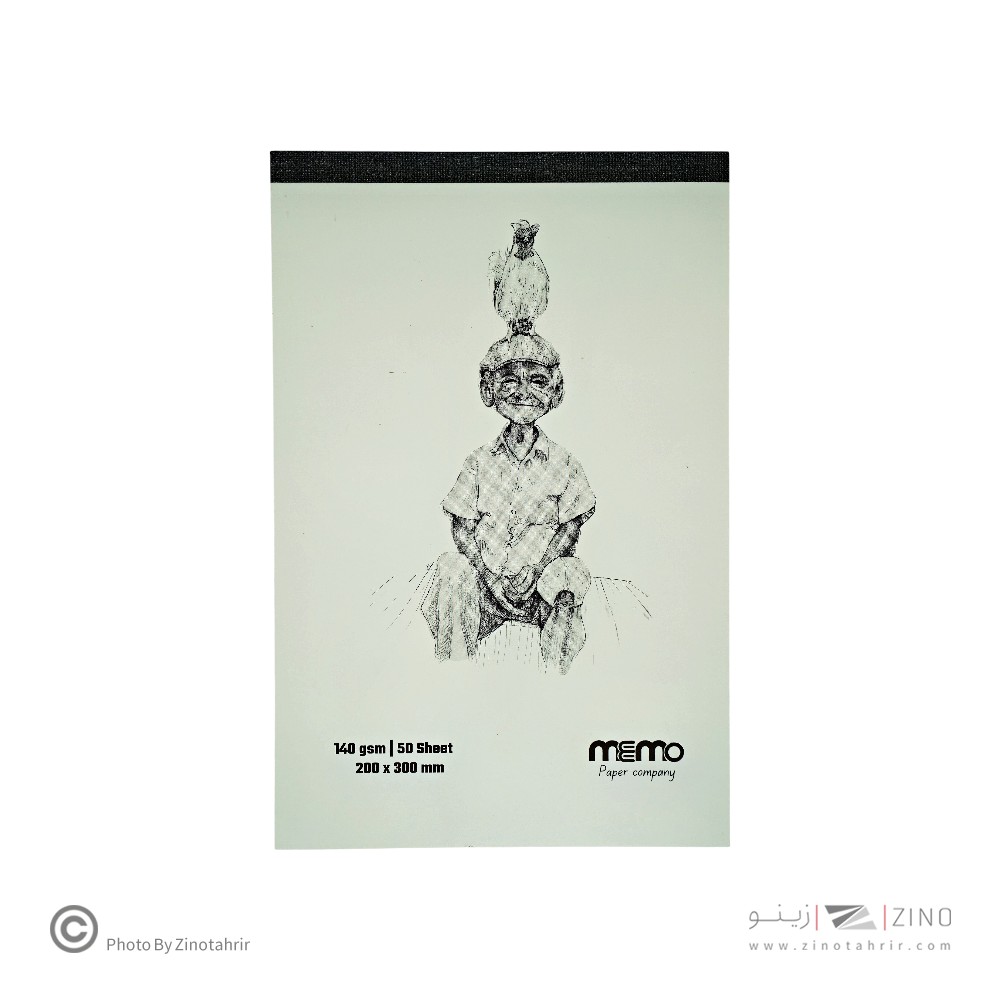 پد طراحی سایزA4مقوا140گرم MEMO