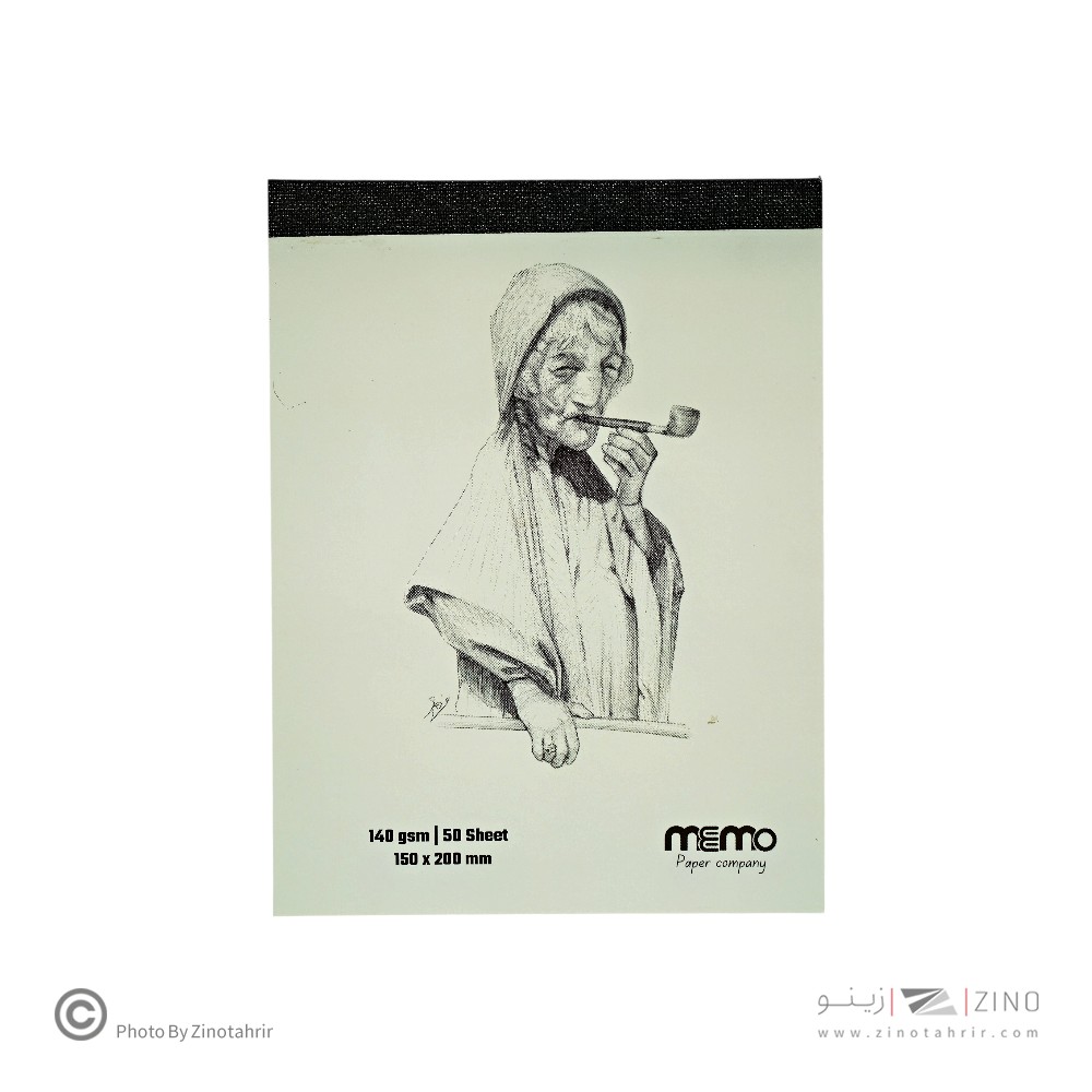پد طراحی سایز20*15مقوا140گرم MEMO
