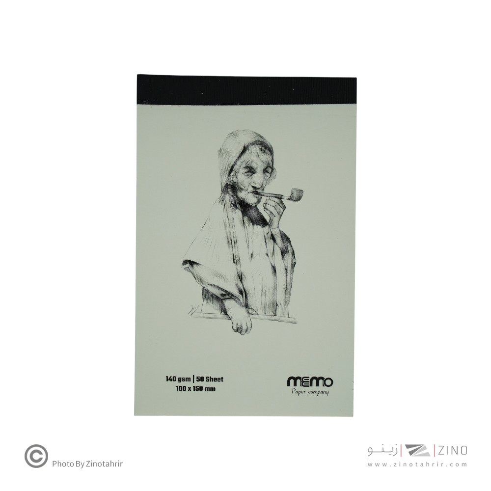 پد طراحی سایز10*15مقوا140گرم MEMO