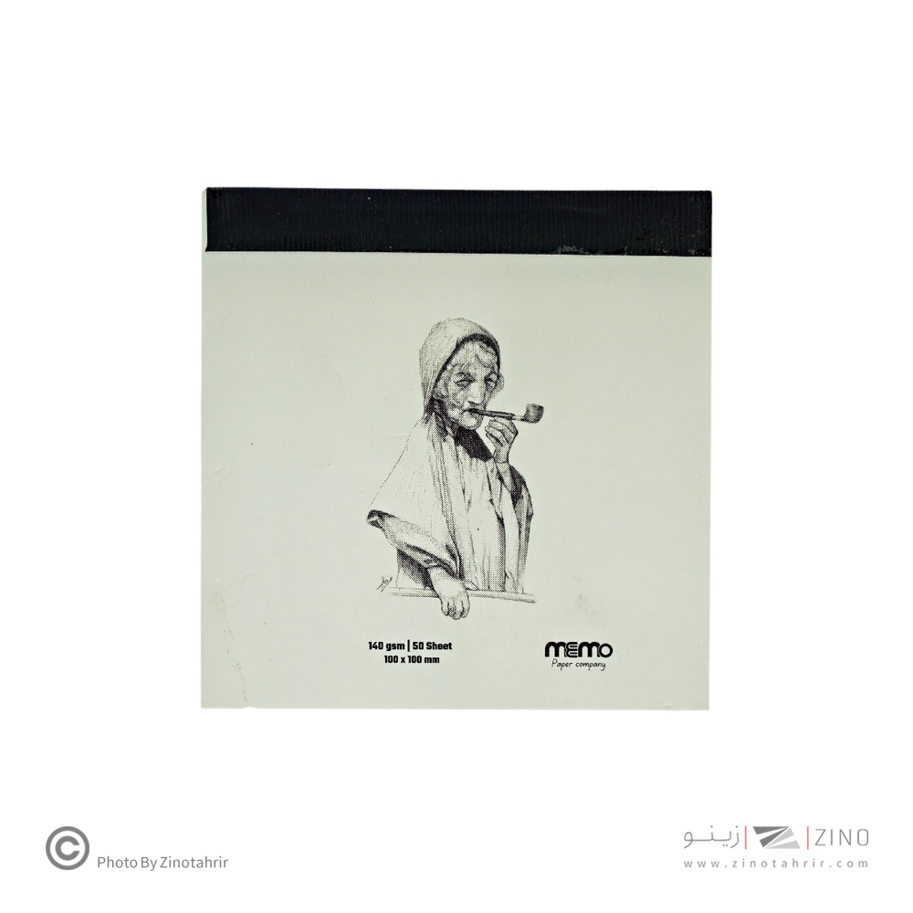 پد طراحی سایز10*10مقوا140گرم MEMO