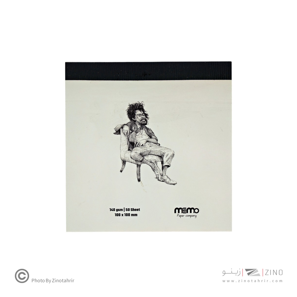 پد طراحی سایز10*10مقوا140گرم MEMO