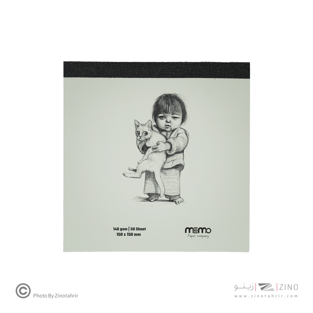 پد طراحی سایز15*15مقوا140گرم MEMO