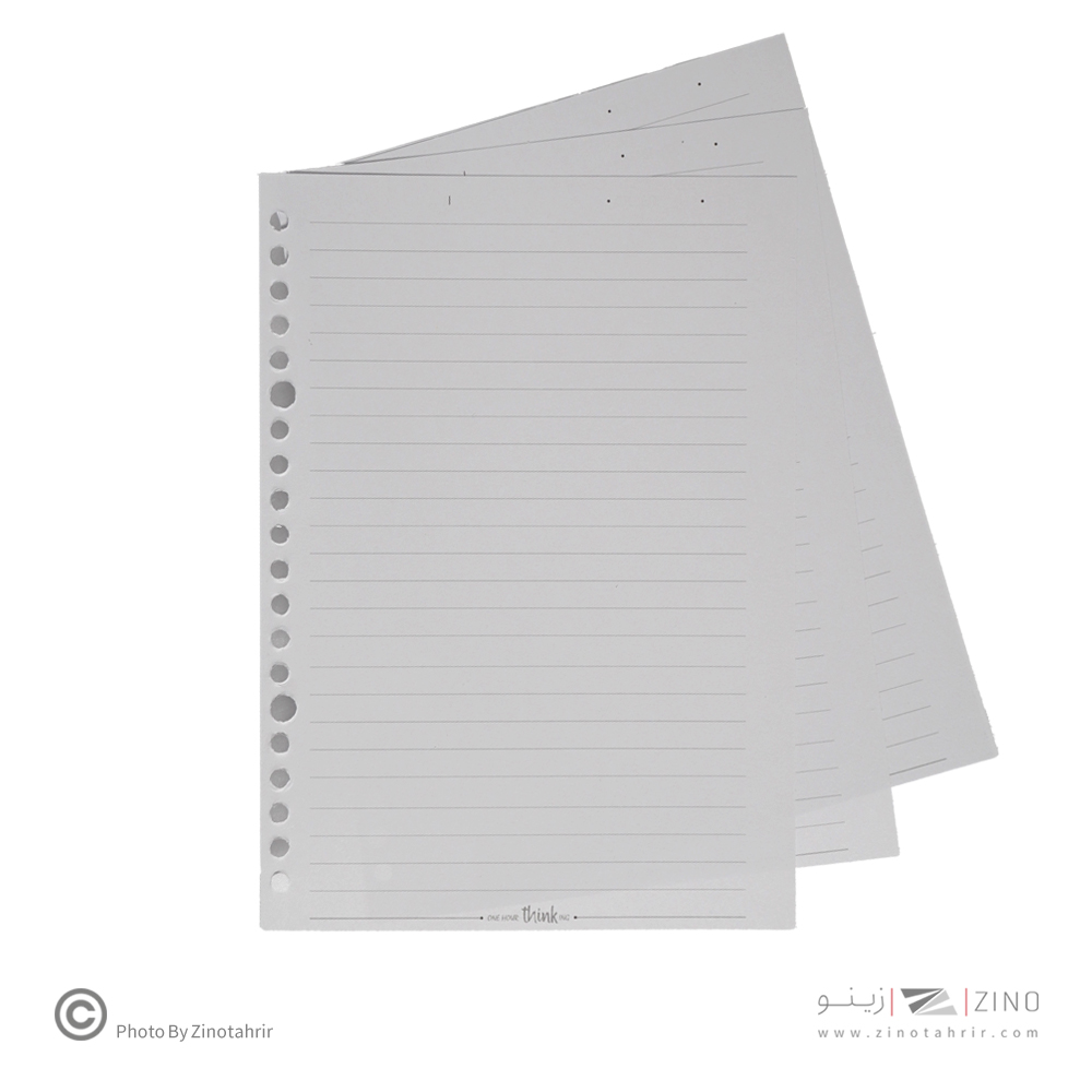 یدک دفتر کلاسوری20حلقه 100برگ خطدار برگ سری راندو کد74401